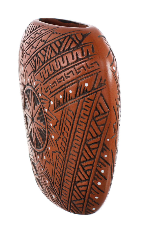 Hand Crafted Navajo Pot By Artist Shelly Watchman JX130396